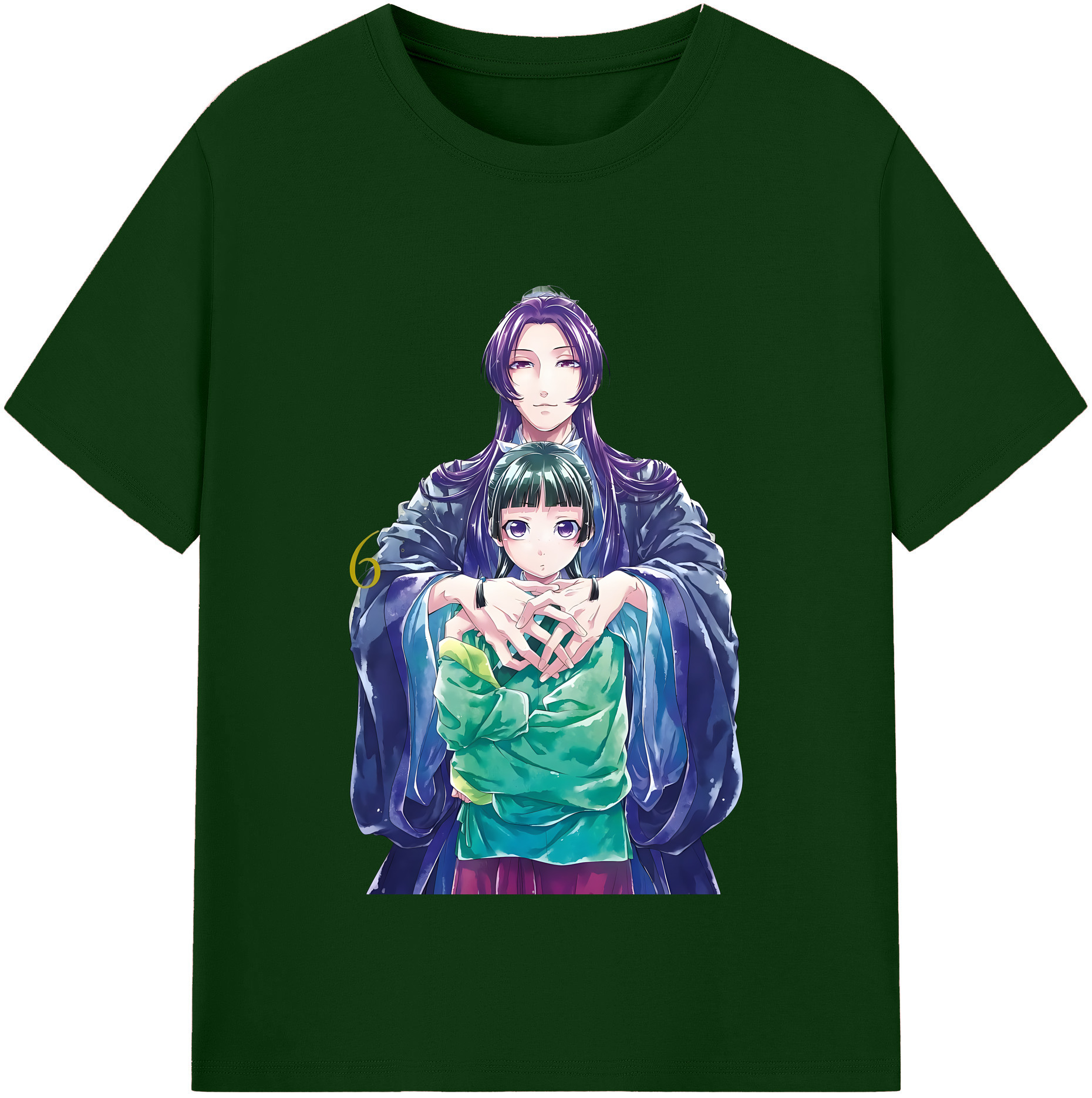 （画像用） 薬屋のひとりごと The Apothecary Diaries 綿100％半袖Tシャツ（フロントプリント）
